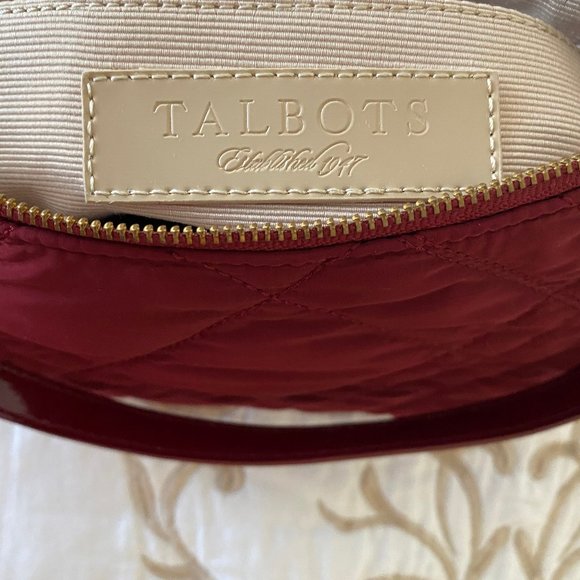 Talbots Burgundy Red Small Purse Bag - Picture 8 of 11